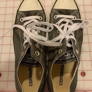 GRAY CONVERSE ALL STAR 8.5 WOMENS/6.5 MENS